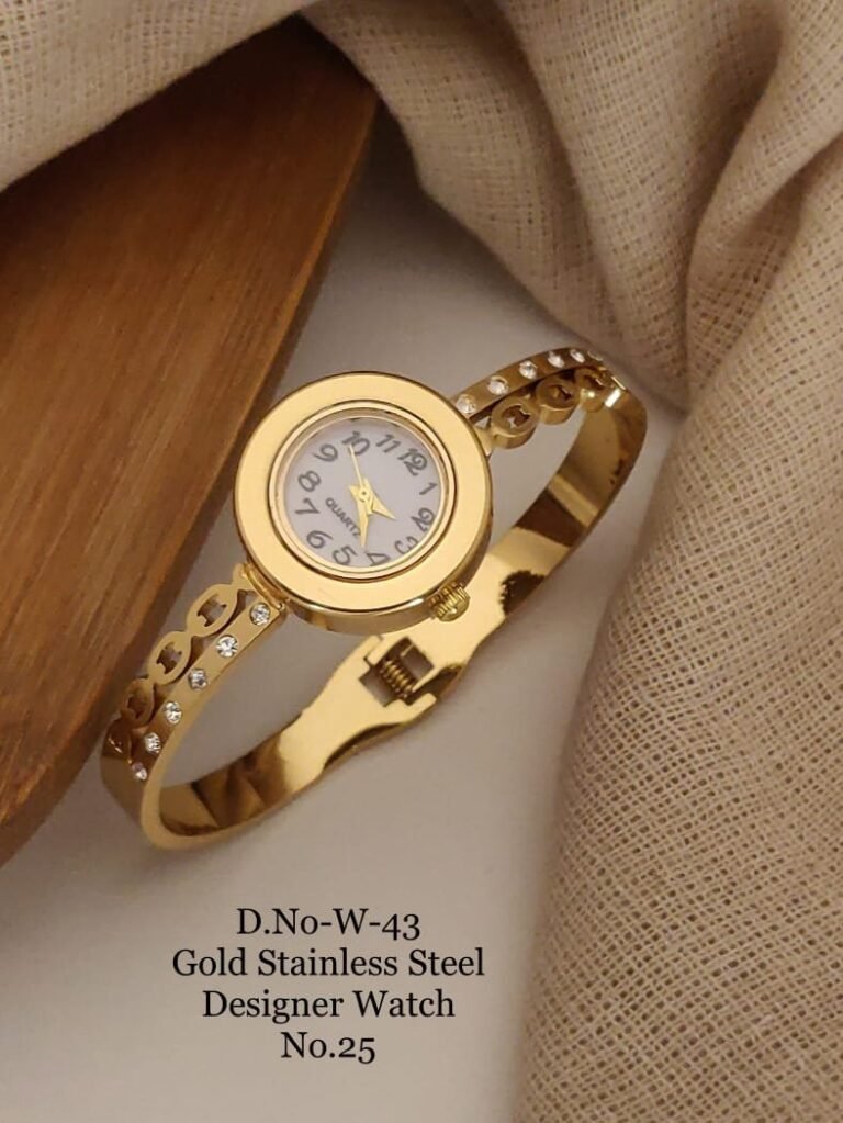 LuxeTime Cutout Watch – W-43