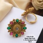 PetalGlow Designer Ring – R-80 Image